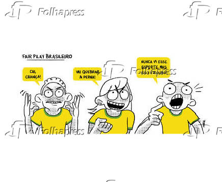 Charge - 'Fair Play Brasileiro'