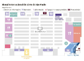 Mapa da Bienal Internacional do Livro de So Paulo