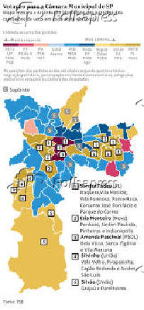 Votao para a Cmara Municipal de SP