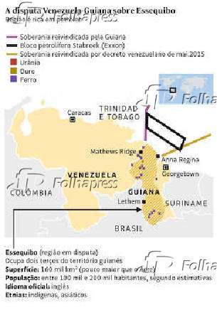 A disputa Venezuela-Guiana sobre Essequibo