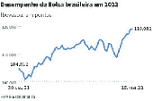 Desempenho da Bolsa brasileira em 2022