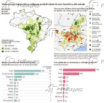 Produtvidade da soja brasileira