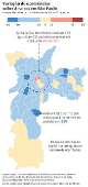 Variao de ocorrncias sobre rvores em So Paulo