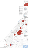 Locais onde Hamas cometeu massacres