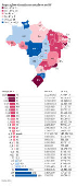 Populao estimada nos estados e no DF