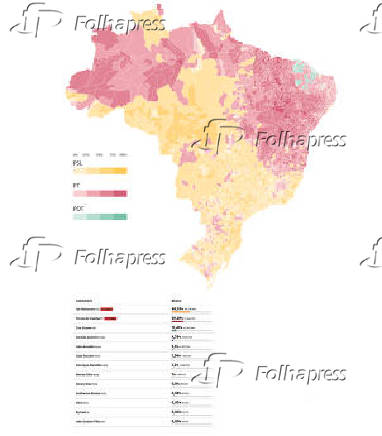 Veja o mapa de apurao de todas as cidades do Brasil