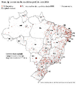 Municpios com mulheres eleitas prefeitas em 2024