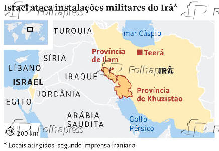 Israel ataca instalaes militares do Ir