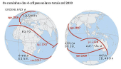 Os caminhos dos 4 eclipses solares totais at 2030