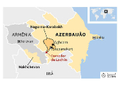 Mapa do Azerbaijo