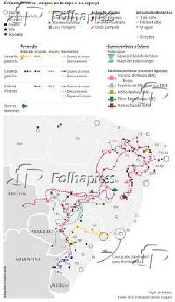 Coluna Prestes - mapas no tempo e no espao