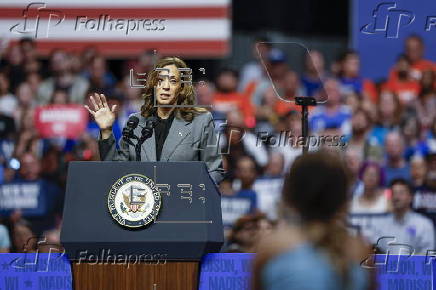 US Vice President Harris Campaigns in Madison, Wisconsin