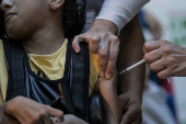 Incio da vacinao de crianas na capital paulista