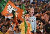 Rally of the Bharatiya Janata Party ahead of general elections in Bangalore