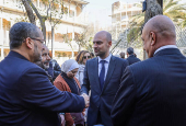 French Foreign Minister Jean-Noel Barrot visits the French Embassy in Damascus