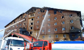 Hotel fire at Turkish ski resort