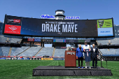 NFL: New England Patriots-Drake Maye Press Conference