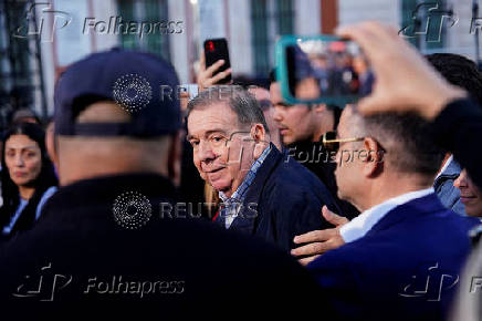 People gather in Madrid in support of Venezuelan opposition