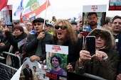 Memorial event for victims of October 7 attack on Israel, in London