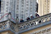 The Notre-Dame de Paris cathedral before its reopening