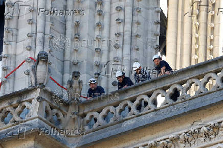 The Notre-Dame de Paris cathedral before its reopening