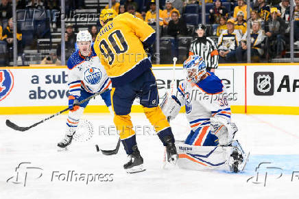 NHL: Edmonton Oilers at Nashville Predators