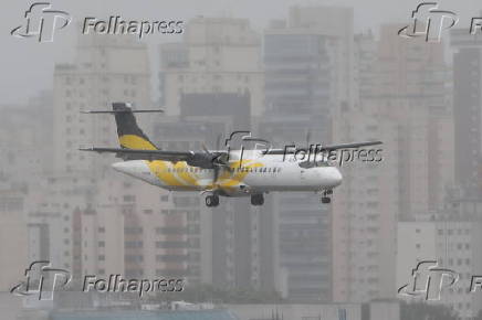 Manh com garoa no aeroporto de Congonhas