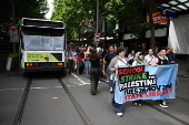 'School Strike for Palestine' march in Melbourne