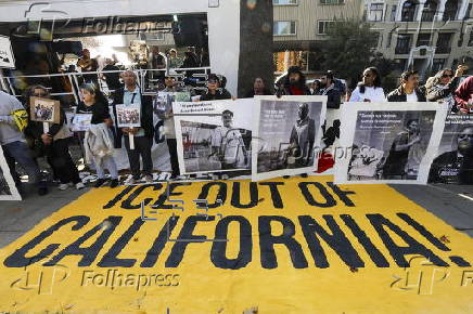 Protesters rally against proposed mass deportations at the California State Capitol