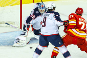 NHL: Columbus Blue Jackets at Calgary Flames