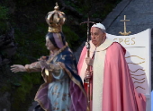 Pope Francis visits Corsica