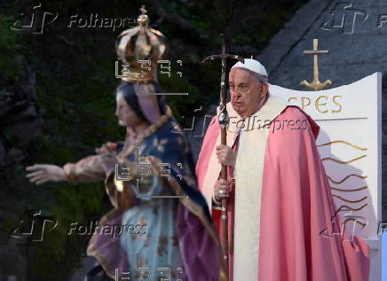 Pope Francis visits Corsica