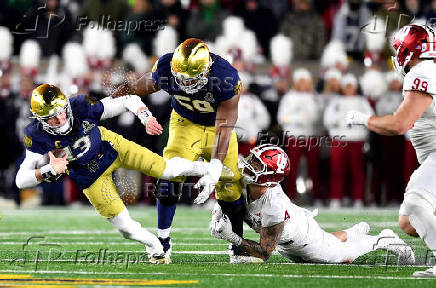 NCAA Football: CFP National Playoff First Round-Indiana at Notre Dame