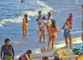 Praia de Copacabana no RJ