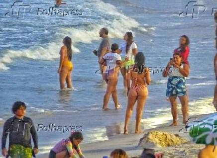 Praia de Copacabana no RJ