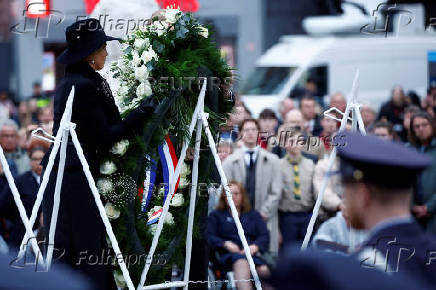 The Netherlands holds its annual World War II remembrance ceremony in Amsterdam