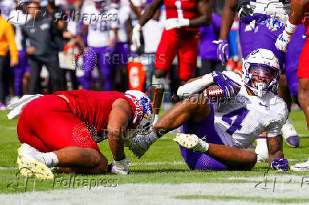 NCAA Football: Texas Christian at Kansas