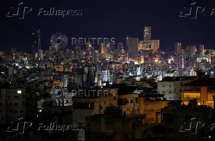 A view of Beirut, as seen from Hazmieh