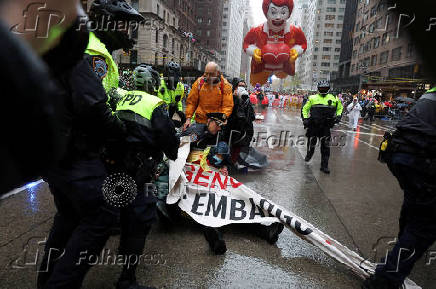 98th Macy's Thanksgiving Day Parade in New York City