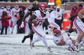 NCAA Football: Arkansas at Missouri