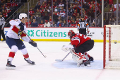 NHL: Florida Panthers at New Jersey Devils