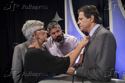 Debate promovido pela Folha, UOL e SBT com os presidenciveis