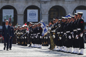 Military ceremony commemorating 50th anniversary of Portugal's Carnation Revolution in Lisbon