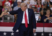 Republican presidential nominee Trump and U.S. Senator Vance hold a rally in Minnesota