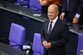 Germany's lower house of parliament, the Bundestag discusses the 2025 budget