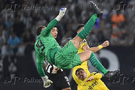 Partida entre Botafogo e Pearol pela Copa Conmebol Libertadores 2024.