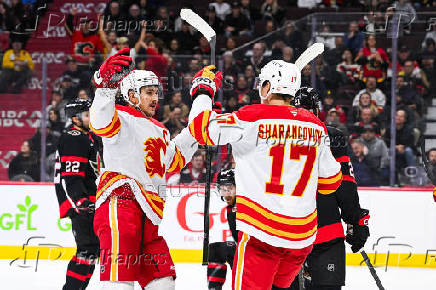 NHL: Calgary Flames at Ottawa Senators