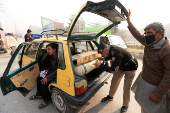 Security checkpoint on the eve of Christmas in Peshawar