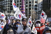 Protest over impeachment of South Korea's president Yoon and acting president Han