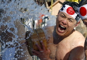 Ice bath purification ceremony at Kanda Myojin Shrine